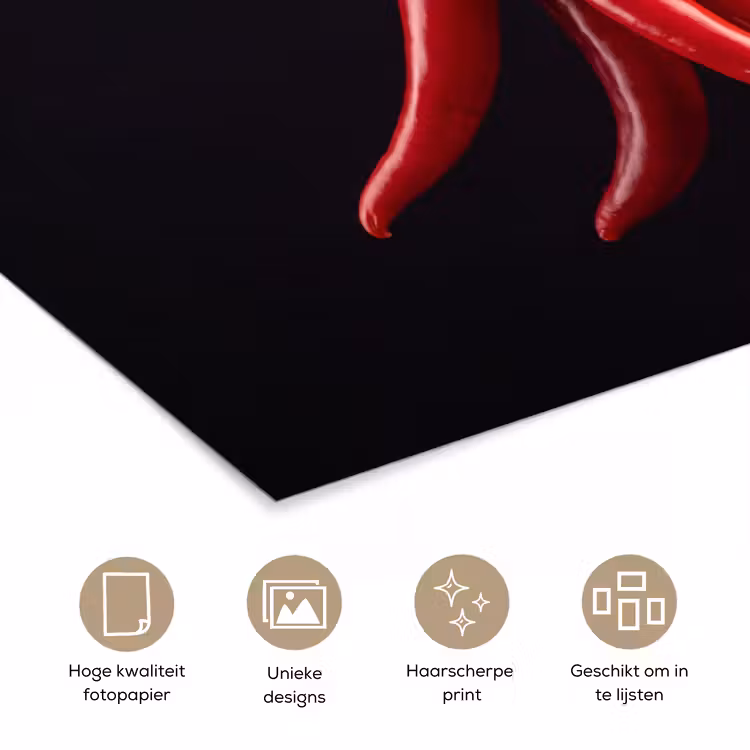 Poster - Rode peper - Eten — 5
