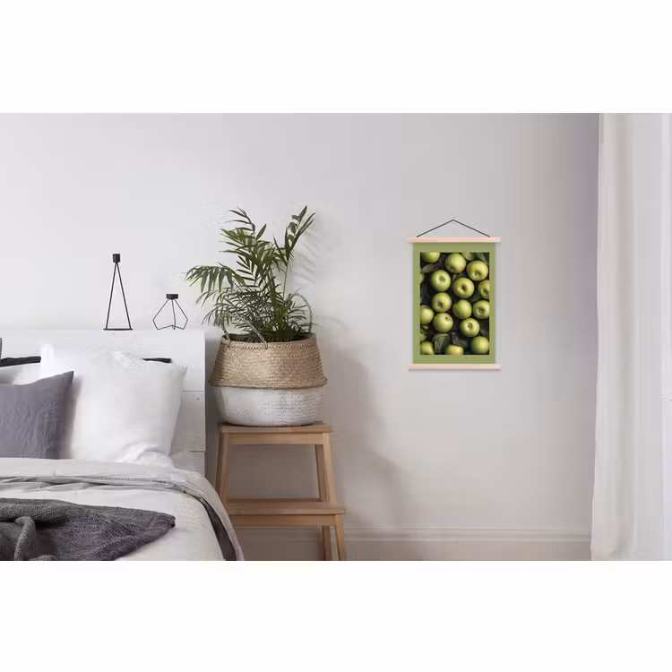 Schoolplaat - Appels - Groen - bladeren — 2