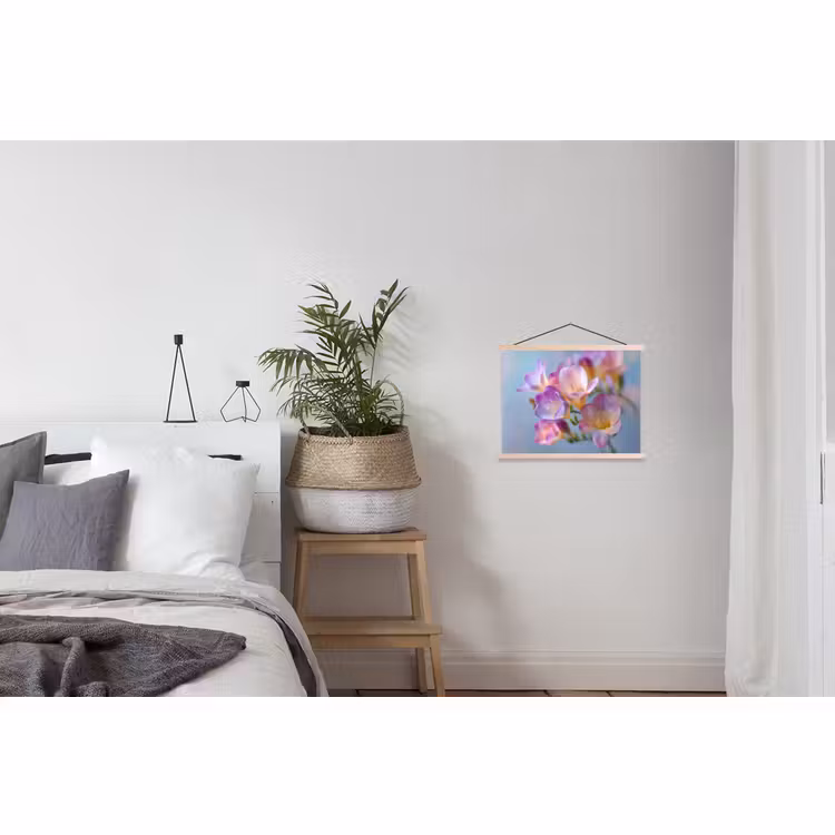 Schoolplaat - Bloemen - Paars - Overloop - Meeldraden — 2