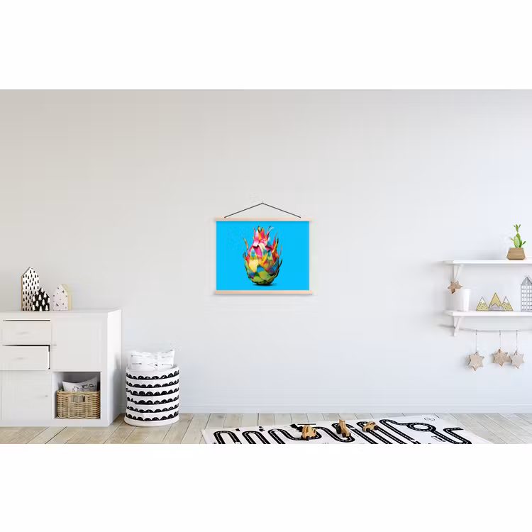Schoolplaat - Drakenfruit - Blauw - Levendig — 3