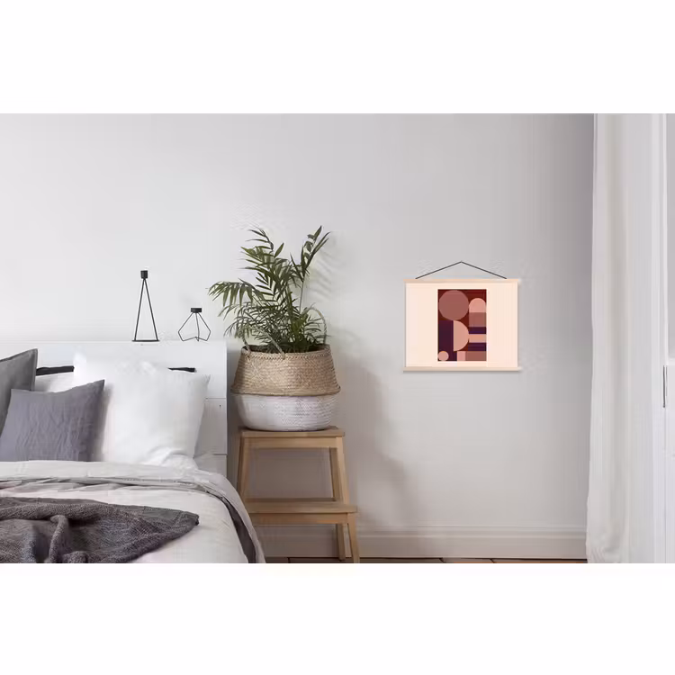 Schoolplaat - Geometrisch - Cirkels - Rood — 2
