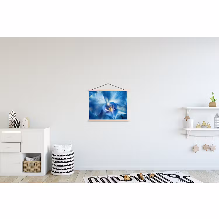 Schoolplaat - Blauw - Orchidee - Elegeant — 3