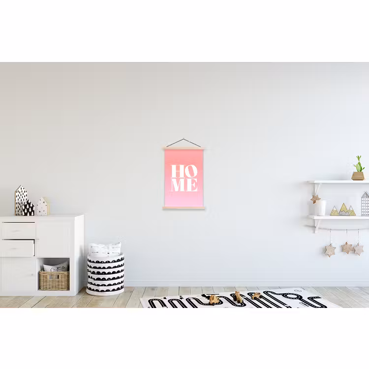 Schoolplaat - Home - Letters - Groot - Roze — 3