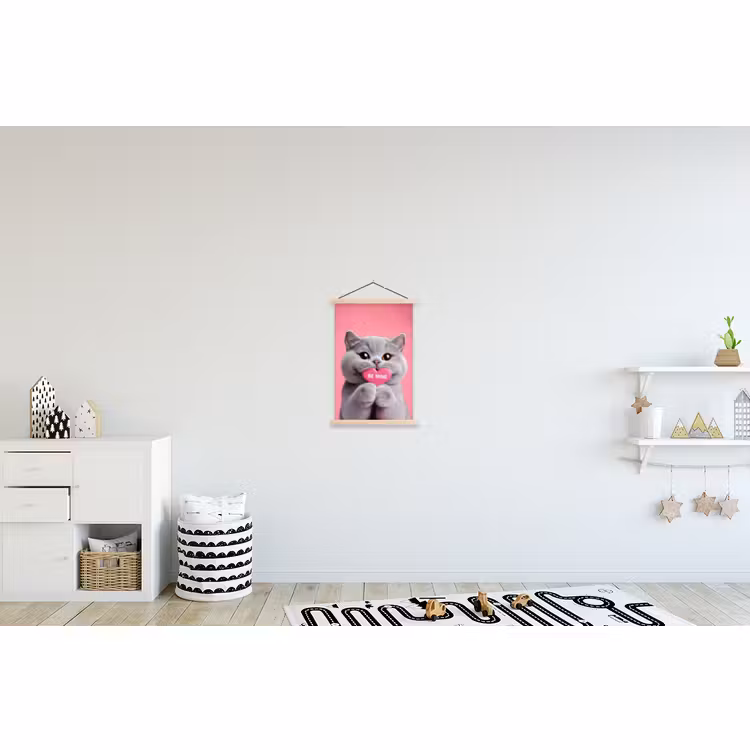 Schoolplaat - Kat - Valentijn - Roze - Liefde — 3