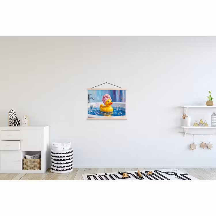 Schoolplaat - Creatief - Badeend - Kleurrijk — 3