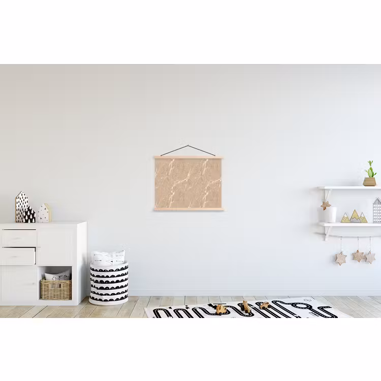 Schoolplaat - Beige - Marmer - Organisch - Wit — 3