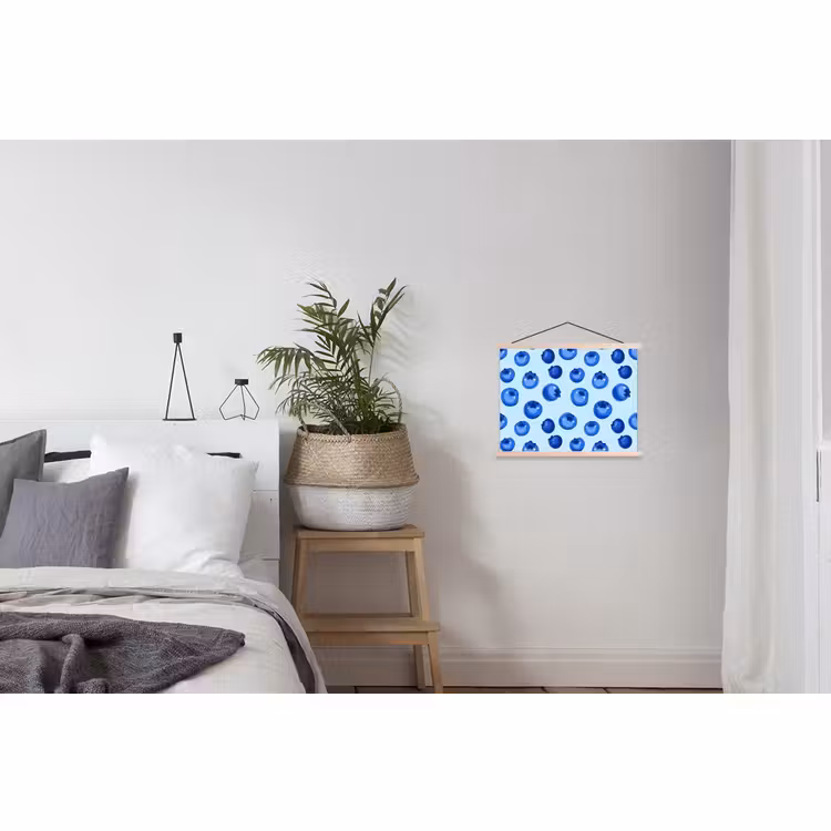 Schoolplaat - Bessen - Modern - Blauw — 2