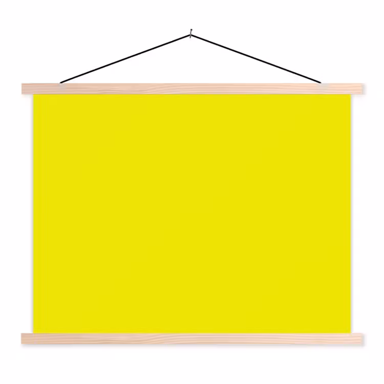 Schoolplaat - Bright - Canary - Geel — 1