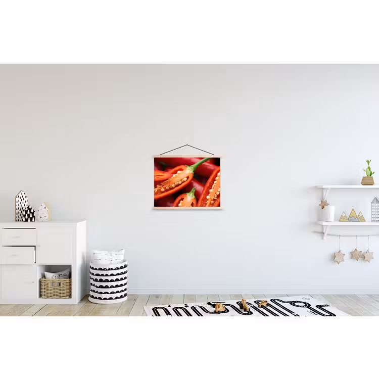 Schoolplaat - Chilipeper - Open - Rood — 3