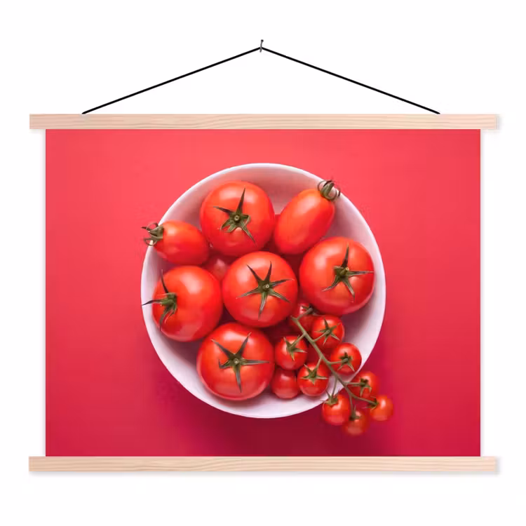 Schoolplaat - Eten - Kom - Rood — 1