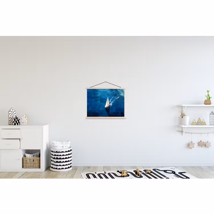 Schoolplaat - Zeilboot - Water - Abstract - Schaduw — 3
