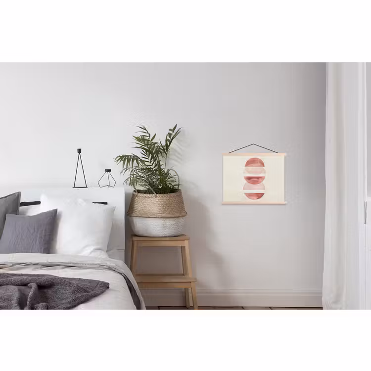 Schoolplaat - Minimalistisch - Cirkels - Roze — 2