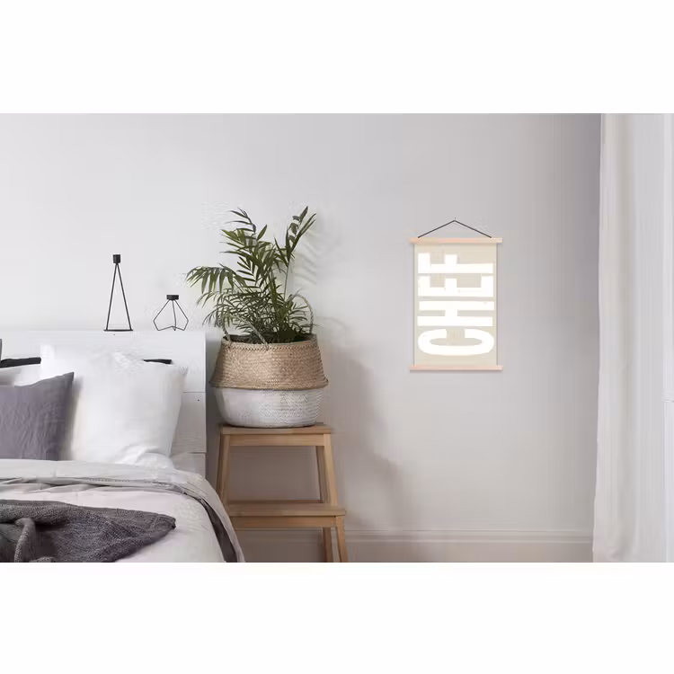 Schoolplaat - Wit - Chef - Decoratie - Japandi — 2