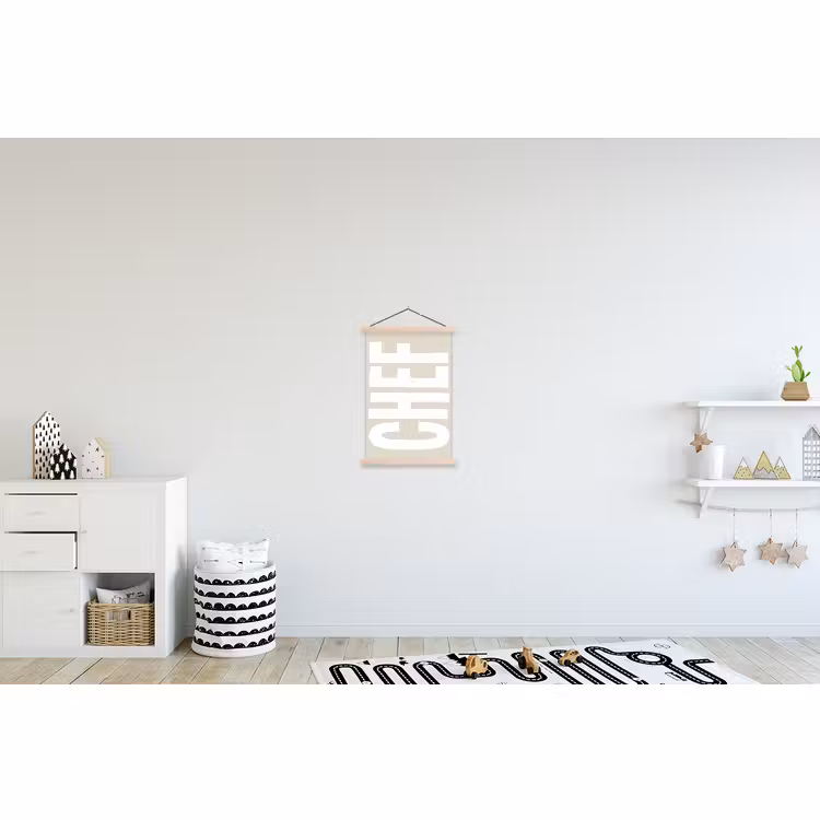 Schoolplaat - Wit - Chef - Decoratie - Japandi — 3