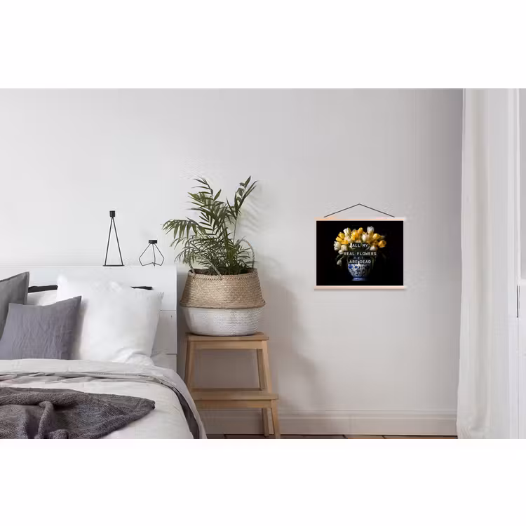 Schoolplaat - Quotes - Bloem - Tulp - Geel — 2