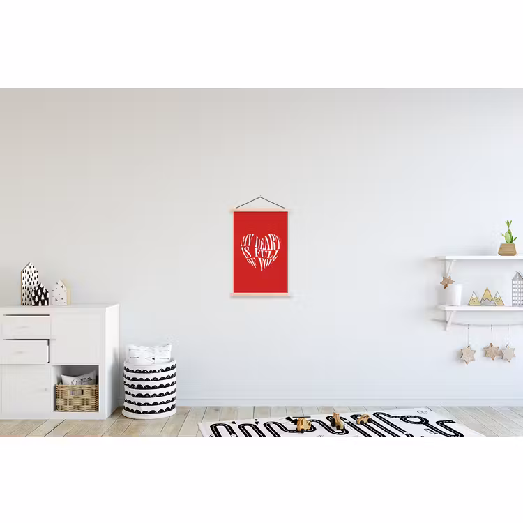 Schoolplaat - Rood - Hart- Tekst - Valentijn — 3