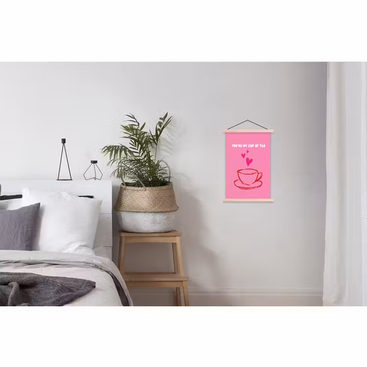 Schoolplaat - Thee - Roze - Valentijn - Tekst — 2