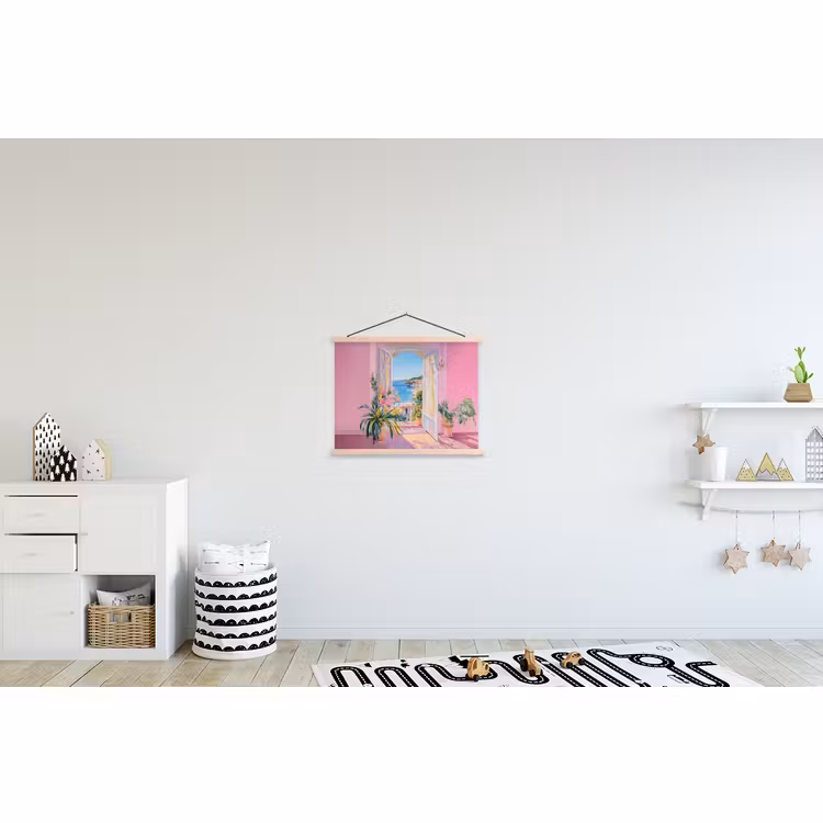Schoolplaat - Roze - Buiten - Verf — 3
