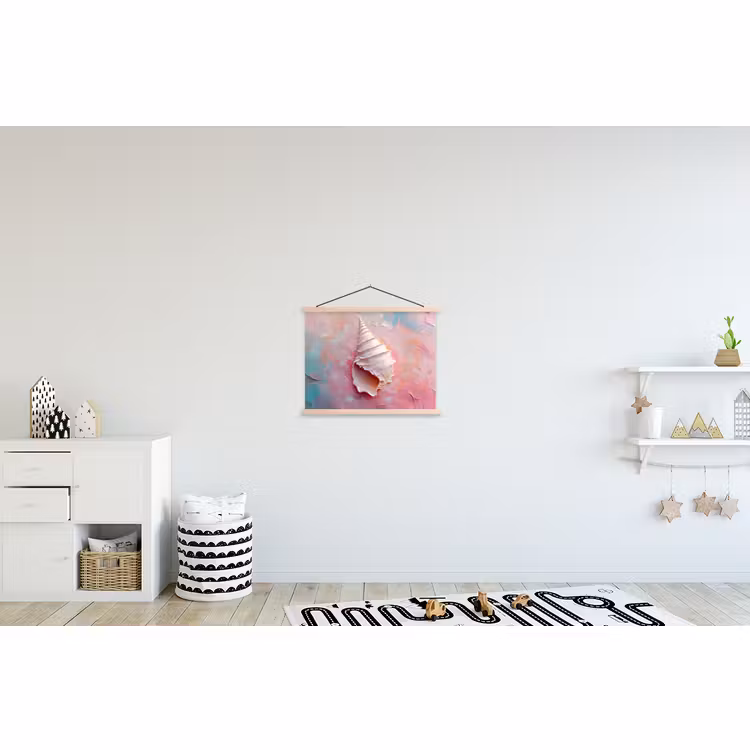 Schoolplaat - Schelp - Pastel - Pink — 3