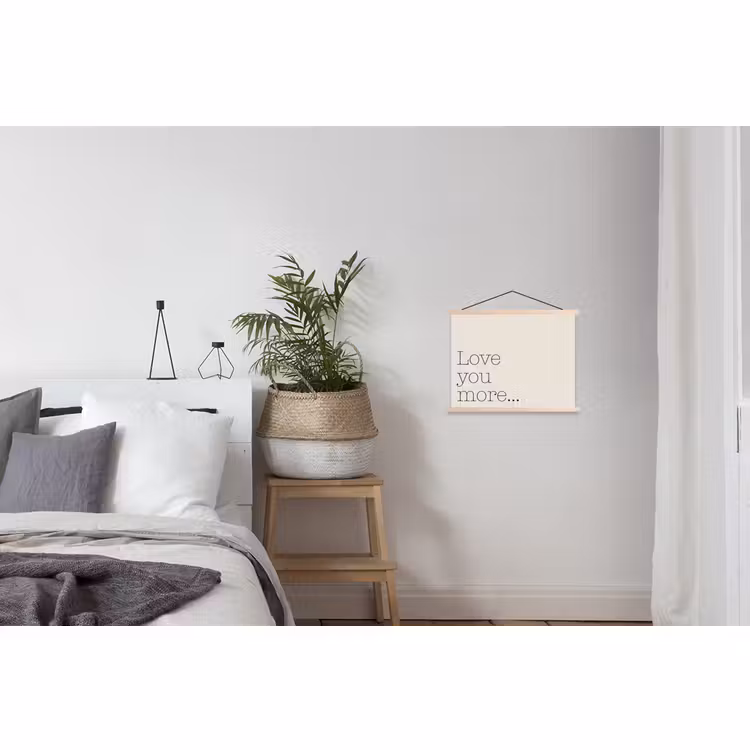 Schoolplaat - Minimalistisch - Love - Beige — 2