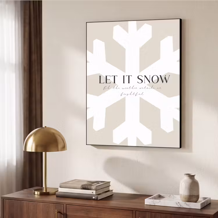 Art Frame - Sneeuw - Japandi - Winter - Decoratie — 7