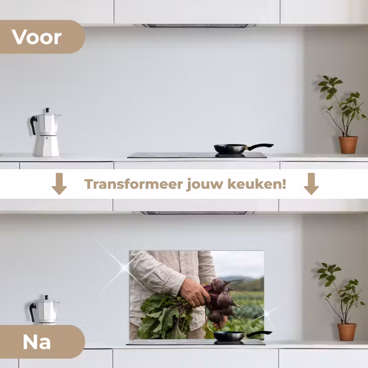 Spatscherm keuken - Bieten - Vers - Moestuin — 3