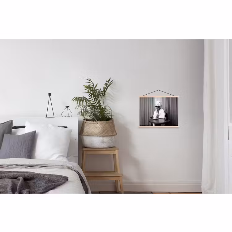 Schoolplaat - Vrouw - Bubbels - Zwart - Wit — 2