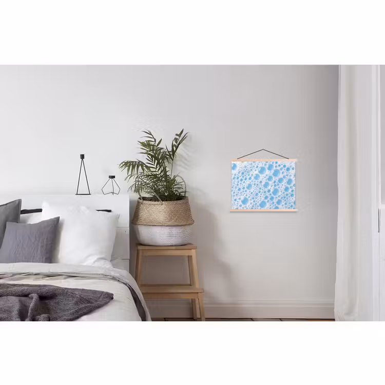 Schoolplaat - Schuim - Bubbels - Blauw — 2
