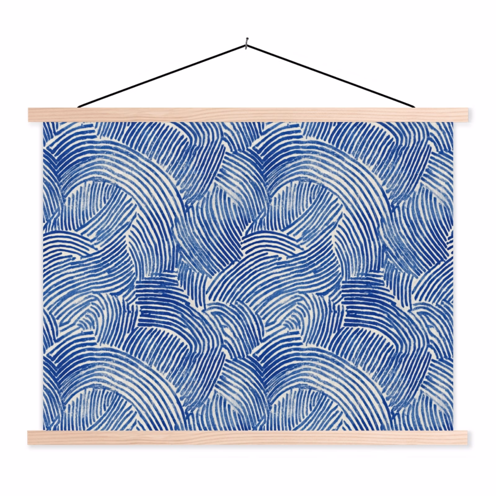 Schoolplaat - Modern - Abstract - Blauw — 1
