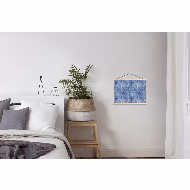 Schoolplaat - Modern - Abstract - Blauw — 2