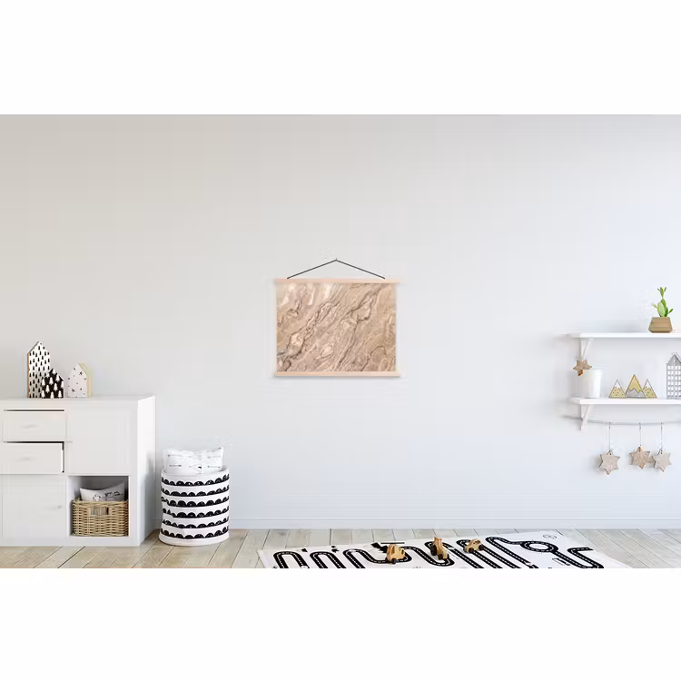 Schoolplaat - Textuur - Aders - Abstract - Modern - Beige — 3