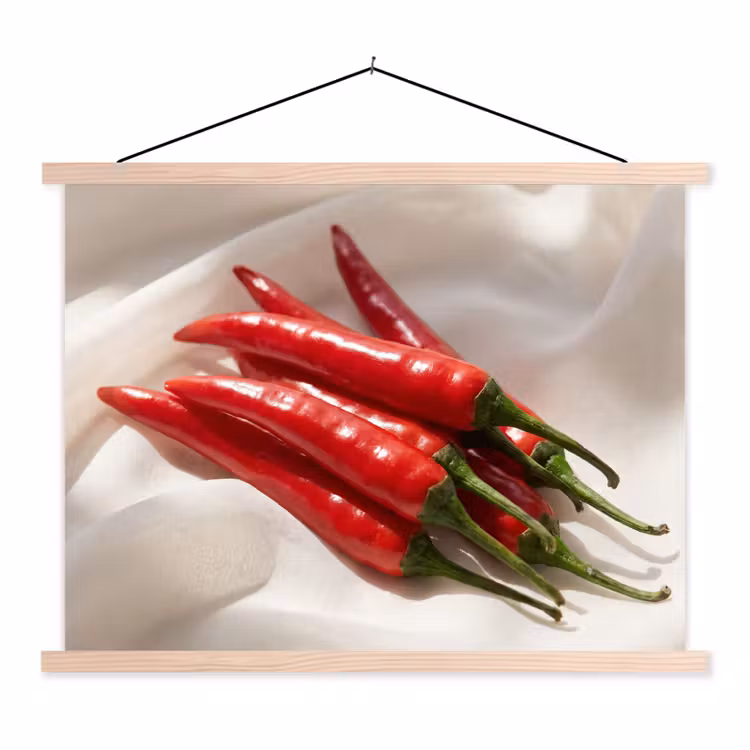 Schoolplaat - Peper - Rood - Eten — 1
