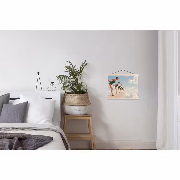 Schoolplaat - Vrouwen - Duikhouding - Wolken — 2