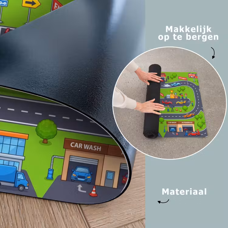 Speelkleed - Circuit - Auto - Cartoon — 6