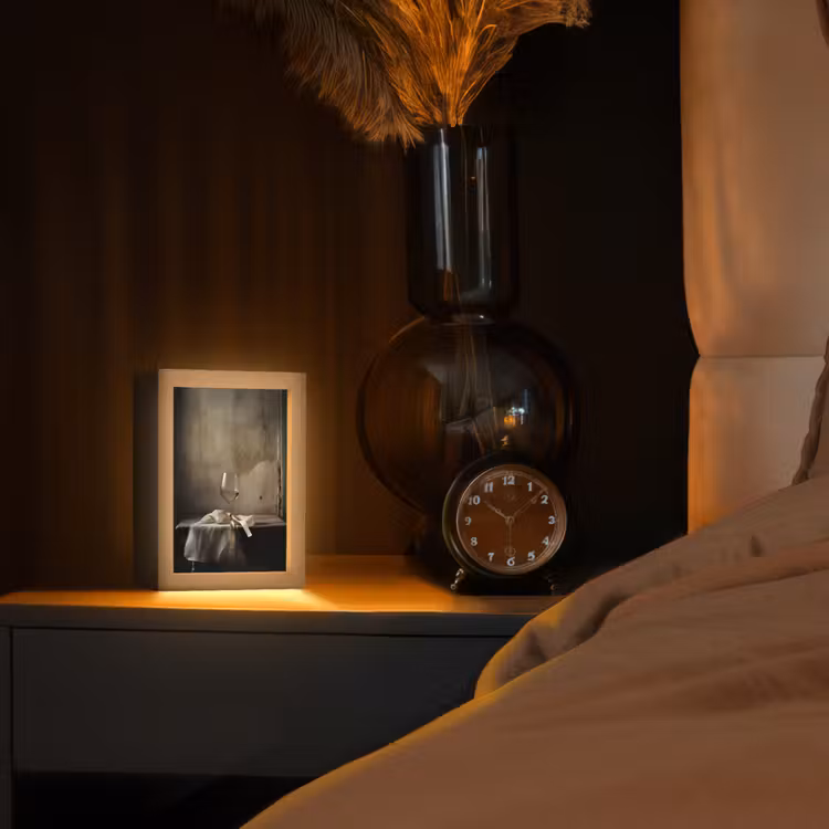 Tafellamp - Strik - Beige - Witte - Wijn — 3