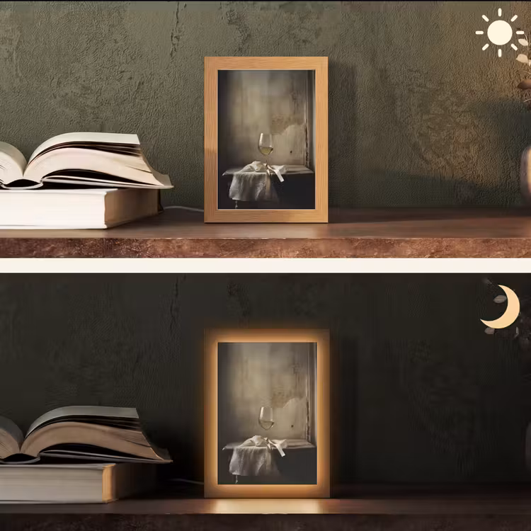 Tafellamp - Strik - Beige - Witte - Wijn — 5