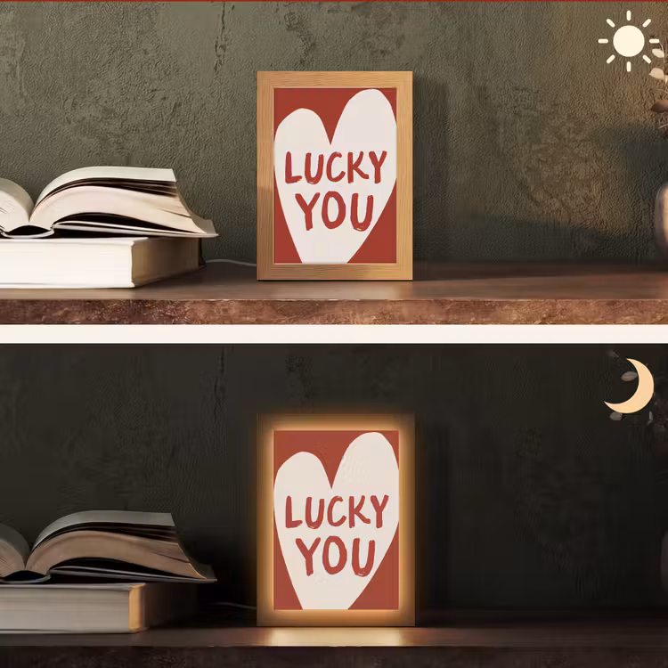 Tafellamp - Lucky - Hart - Rood — 5