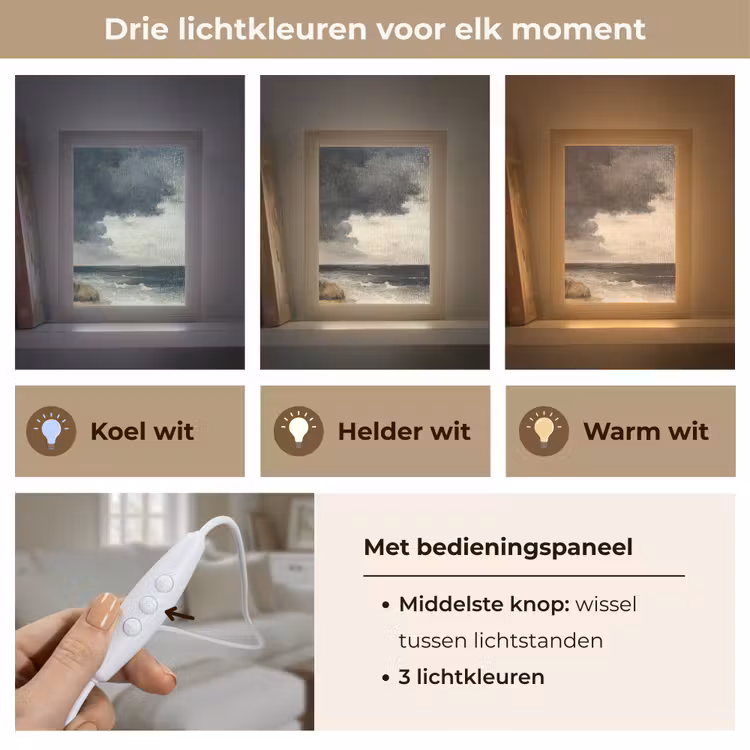 Tafellamp - Kust - Golven - Rots - Storm — 6
