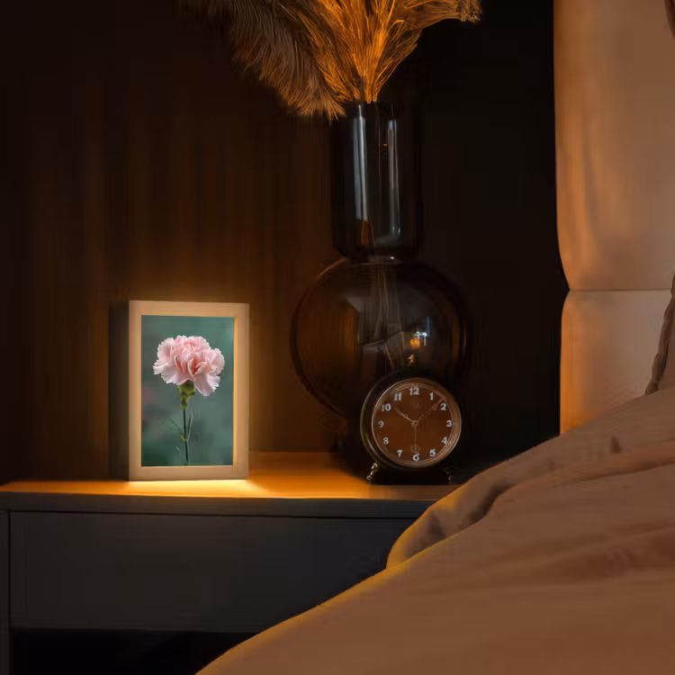 Tafellamp - Anjer - Roze - Bloemblaadjes — 3