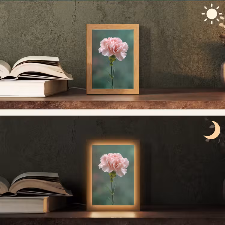 Tafellamp - Anjer - Roze - Bloemblaadjes — 5