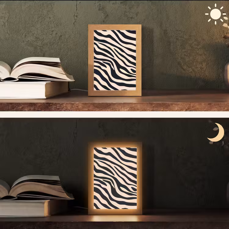 Tafellamp - Zebraprint - Dynamisch - Roze — 5