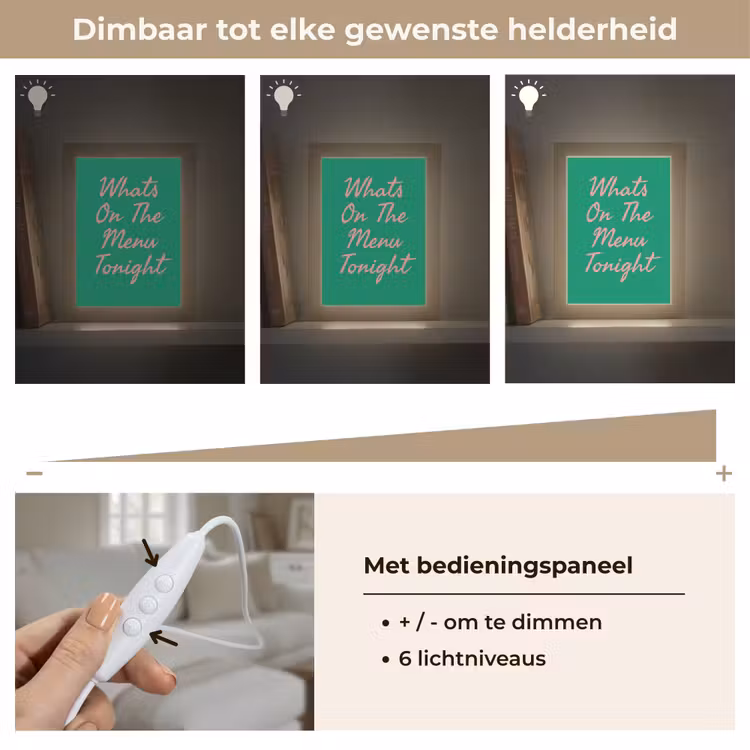 Tafellamp - Menu - Quote - Roze — 7