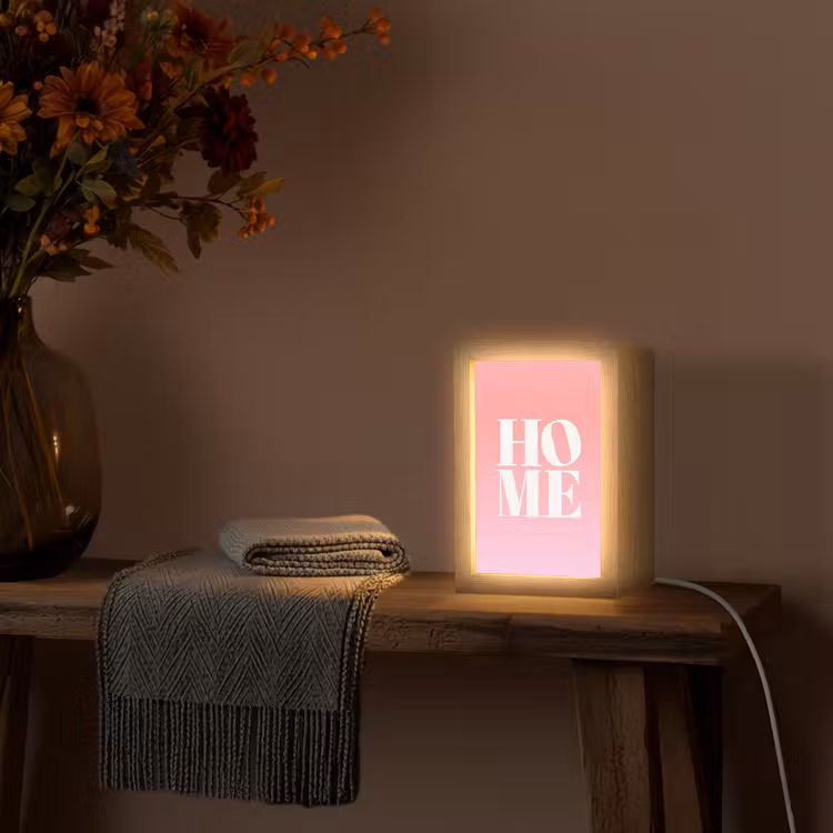 Tafellamp - Home - Letters - Groot - Roze — 2