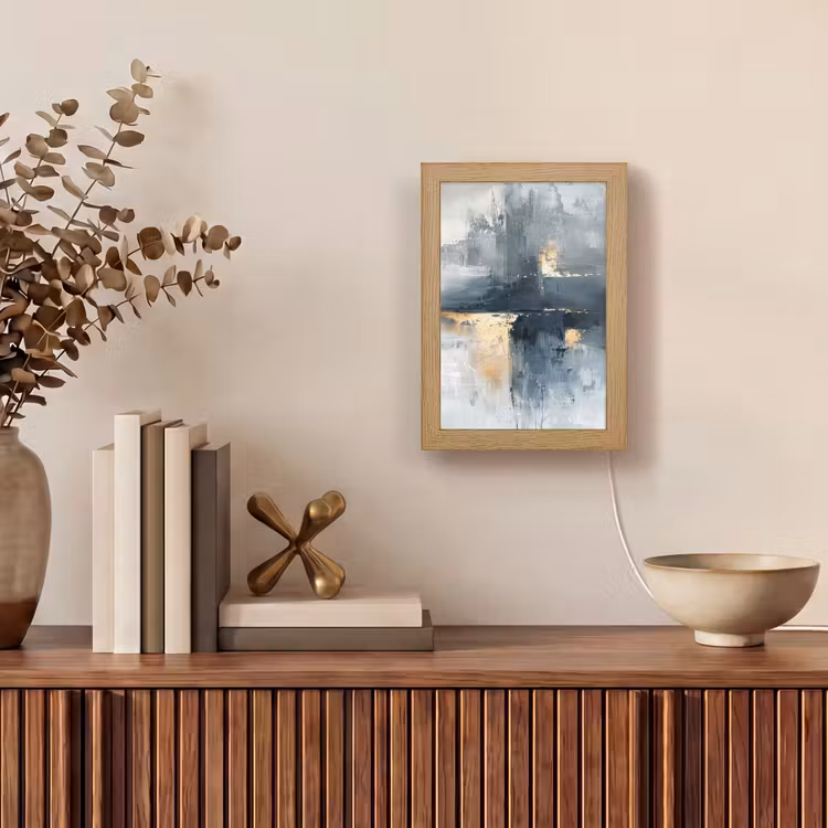 Tafellamp - Abstract - Verf - Kunst - Goud — 4