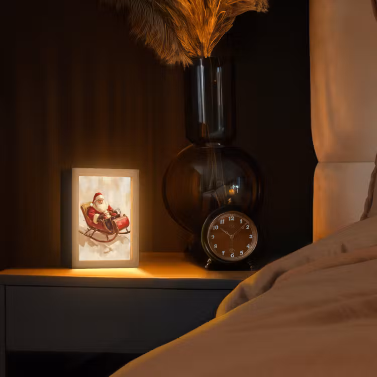 Tafellamp - Kerst - Slee - Kerstman — 3
