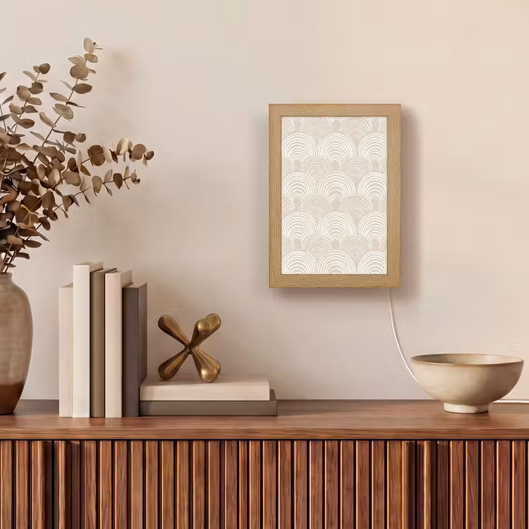 Tafellamp - Golven - Structuur - Beige — 4