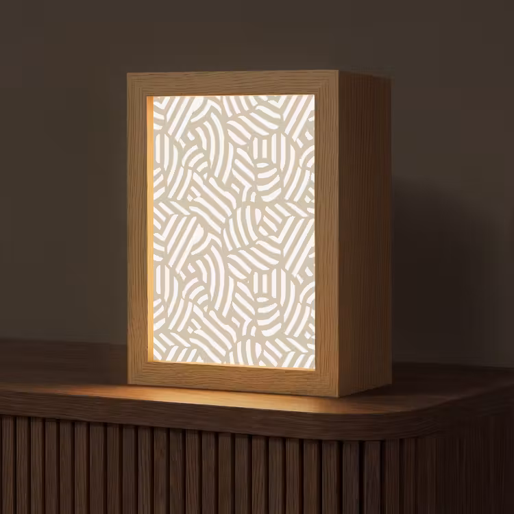 Tafellamp - Abstract - Modern - Beige — 1