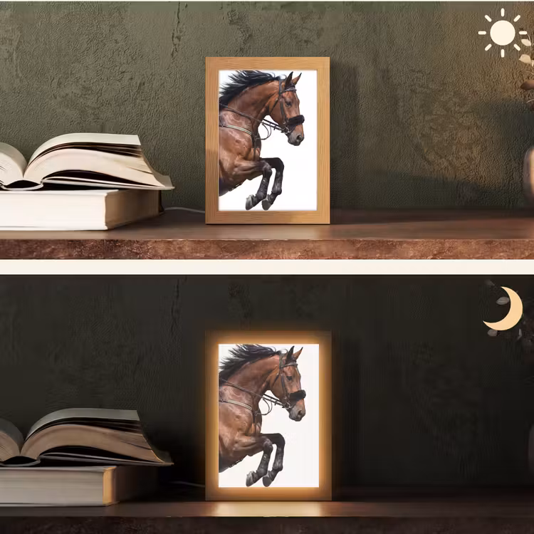 Tafellamp - Paard - Springen - Modern — 5