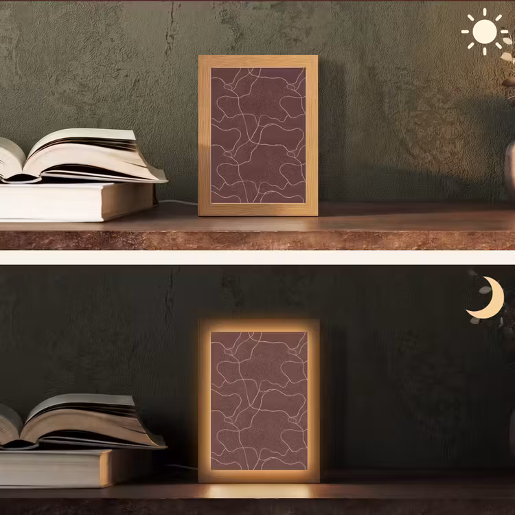Tafellamp - Abstract - Modern - Bruin — 5