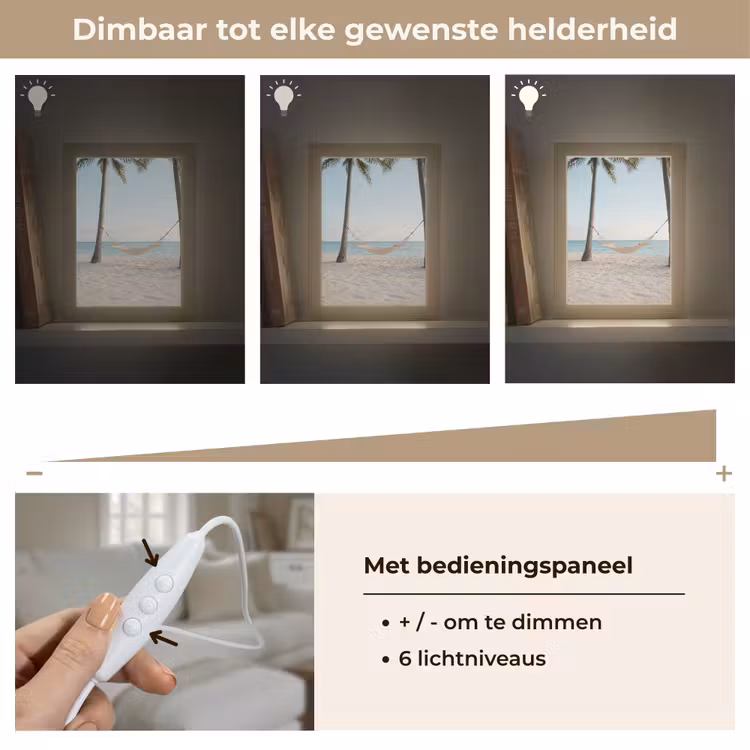 Tafellamp - Hangmat - Strand - Wit — 8